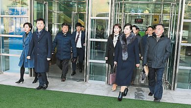Photo of 朝藝術團抵首爾  玄松月現身成焦點