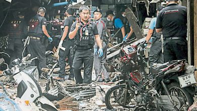 Photo of 炸彈藏摩多 泰南市集爆炸3死22傷