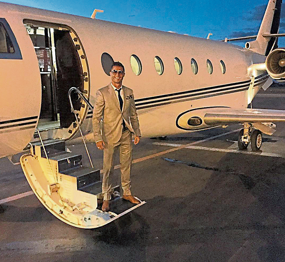 Ronaldo-private-jet