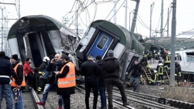 Photo of 赴米蘭列車繁忙時間出軌　至少3死110傷