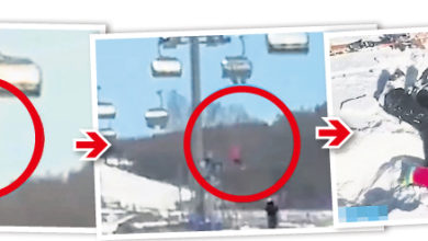 Photo of 河北童爬上滑雪場纜車　 半空摔下奇蹟無事