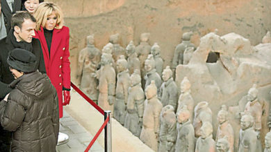 Photo of 馬克龍展開訪華行程　 首站到西安看兵馬俑
