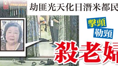 Photo of 劫匪光天化日潛米都民宅  擊頭勒頸殺老婦
