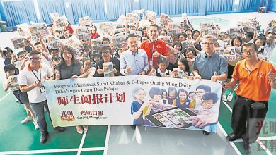 Photo of 【光明閱報計劃開抵壟尾區】楊順興:閱報益處多 學生增知識應付競爭