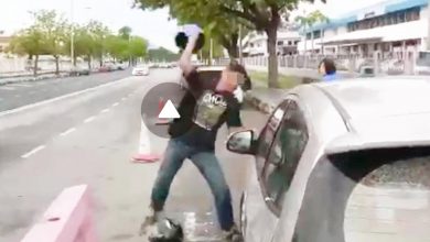 Photo of 撞車後不滿女司機報警 吸毒騎士砸車被捕