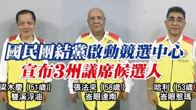 Photo of 國民團結黨啟動競選中心 宣布3州議席候選人