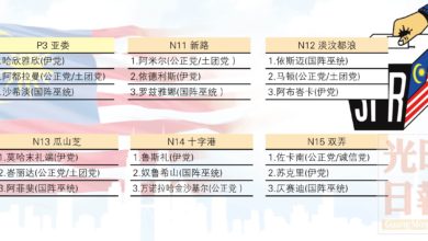 Photo of 玻州亞婁1國5州選區提名形勢