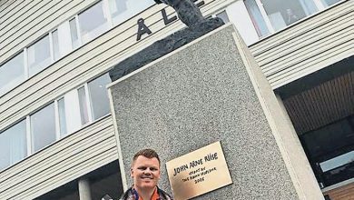Photo of 前紅軍挪威左衛 里瑟家鄉有雕像