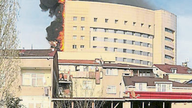 Photo of 伊斯坦堡醫院大火 病人急疏散無傷亡