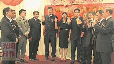 Photo of 大馬南安市省新鎮同鄉會理事宣誓  孫意志：盼開明政策吸引外資