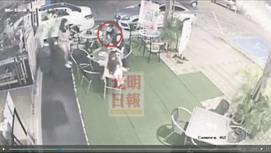 Photo of 女商人餐廳外用餐 匪徒3秒搶走包包