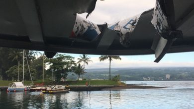 Photo of 夏威夷噴發滾燙火山彈 擊穿觀光船頂23傷