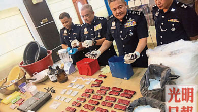 Photo of 檳警突擊毒窟 起46萬元毒品捕2人