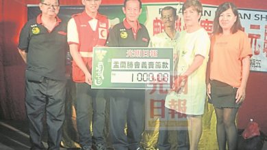 Photo of 大山腳麒麟壇 義賣光明籌635元 千元捐威中紅新月會