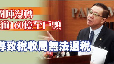 Photo of 財長：國陣沒轉逾160億至戶頭  導致稅收局無法退稅