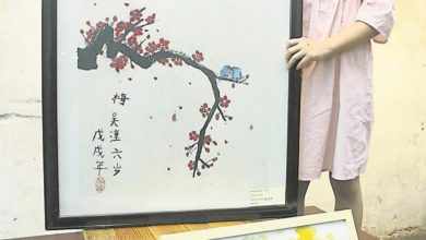 Photo of 6歲創作亞克力彩畫水墨畫 2天才小畫家畫展