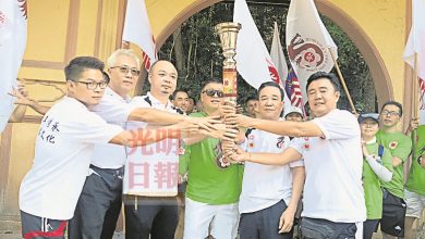 Photo of 【全國華人文化節火炬義跑】 許伯毓：保障華人文化 懇請教部承認統考