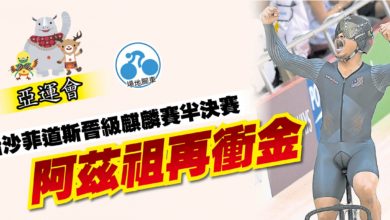 Photo of 【亞運會‧場地腳車】偕沙菲道斯晉級麒麟賽半決賽 阿茲祖再衝金