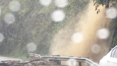Photo of 雨後護土牆倒塌 金馬崙山泥傾瀉