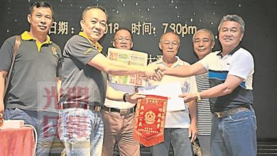 Photo of 班台柔佛盂蘭勝會 籌1500元捐義消隊