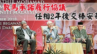 Photo of 敦馬承諾履行協議 任相2年後交棒安華