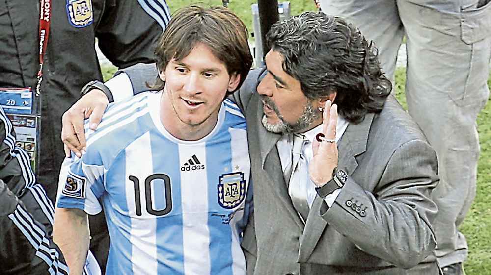 Lionel-Messi-Diego-Maradona