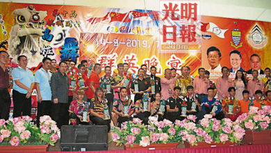 Photo of 檳國際高樁舞獅賽群英宴 萬元捐款移交培育