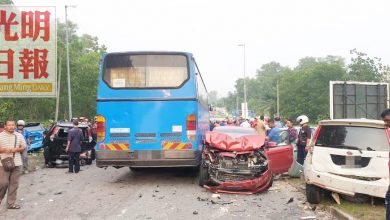 Photo of 廠巴釀14車連環撞 疑煞車器失靈 逾10人傷