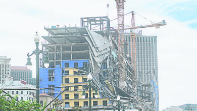 Photo of 美在建酒店坍塌2死逾20傷