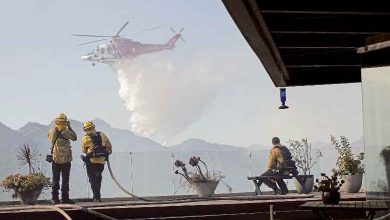 Photo of 加州山火威脅豪宅區 約200戶強制疏散