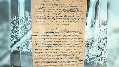 Photo of 手稿原件首次展覽 《奧林匹克宣言》12月拍賣