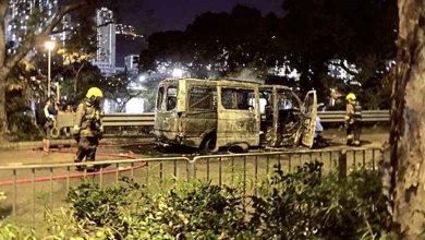 Photo of 【港反修例示威】示威再升級 沙田警沖鋒車被燒毀