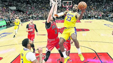 Photo of 詹皇連3場大三元 湖人逆轉公牛奪6連勝