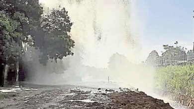 Photo of 古來地下水管爆裂 水流入民宅淹壞家具