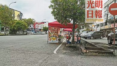 Photo of 新城鎮園商業中心 非法路邊攤阻礙交通