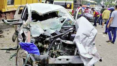 Photo of 羅里猛撞2車1摩多 德士乘客慘死掛車窗
