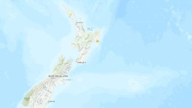 Photo of 紐西蘭北島外海 週二5.3級地震