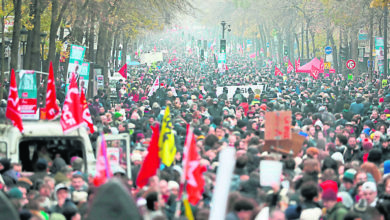 Photo of 大罷工抗議改革退休制度 法150萬人上街