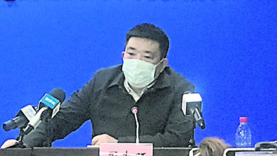Photo of 武漢市長戴反口罩