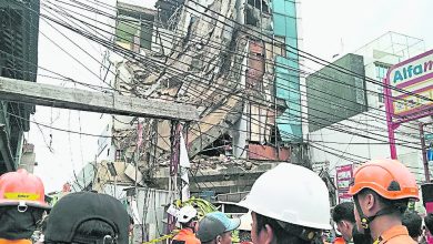 Photo of 雅加達公寓削半垮掉  至少8傷多人受困