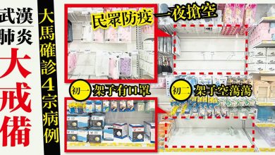 Photo of 武漢肺炎大戒備 大馬確診4宗病例
