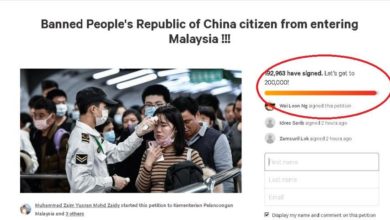 Photo of 1天逾19万人聯署  促禁中國人入境我國