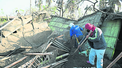 Photo of 菲調低火山爆發警戒級別  疏散居民可重返家園