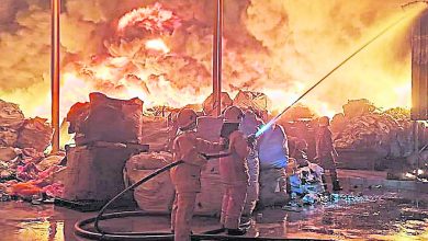 Photo of 士乃伊達曼工業區 回收廠一年內2火患