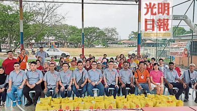 Photo of 檳州活躍扶助社辦2活動 送90貧老禮籃過年