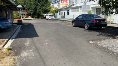 Photo of 甘榜雙溪浮油道路失修 林冠英撥5.8萬重鋪