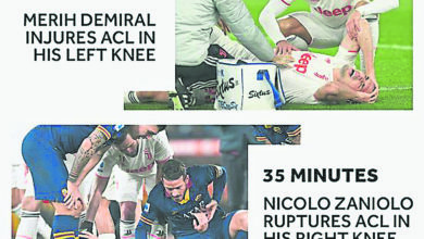 Photo of 1場比賽釀2重傷 德米拉爾扎尼奧洛韌帶撕裂