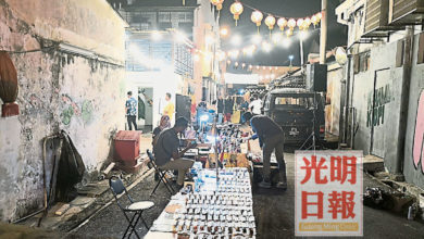 Photo of 馬來小販搶攤搞新意 大年二街後巷添壁畫