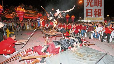 Photo of 【光明/北海斗母宮/第15届檳城迎春廟會】揚威國際洪揚體育會應邀 檳廟會重頭戲踩高蹺