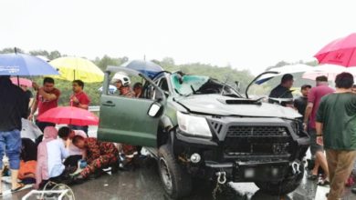 Photo of 車撞水坑防護欄 2歲童拋落山崖斃命